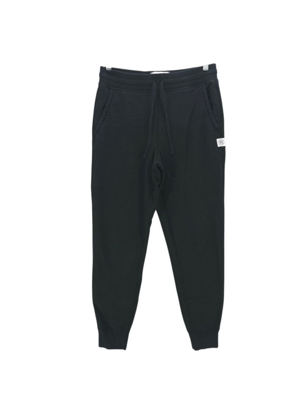 REIGNING CHAMP Black Jogger Sweatpants Made in Canada 100% Cotton MEDIUM